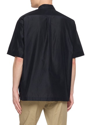 Back View - Click To Enlarge - TOMORROWLAND - Double Pocket Collared Short Sleeve Shirt