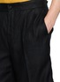  - TOMORROWLAND - Back Belt Pleated Linen Shorts