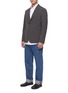 Figure View - Click To Enlarge - TOMORROWLAND - Wide Spread Collar Cotton Twill Dress Shirt