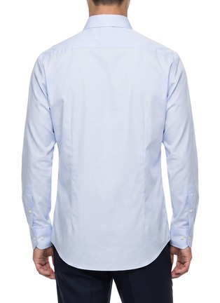 Back View - Click To Enlarge - TOMORROWLAND - Wide Spread Collar Cotton Twill Dress Shirt