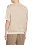 Back View - Click To Enlarge - TOMORROWLAND - Paisley Tricot Crew Neck Knit Tee