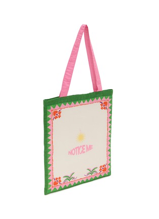 Detail View - Click To Enlarge - NOTICE ME - Tropical Box Cotton Tote Bag