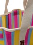 Detail View - Click To Enlarge - NOTICE ME - Striple Canvas Tote Bag