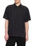THE ROW Palone Short Sleeve Peached Silk Shirt