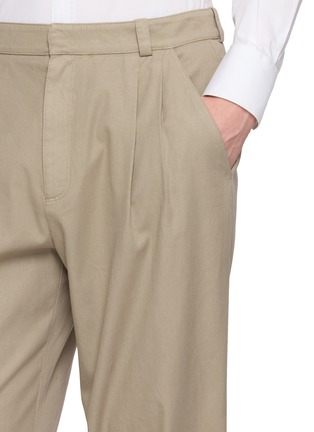  - THE ROW - Tenley Pleated Cotton Twill Pants