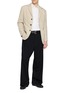 Figure View - Click To Enlarge - THE ROW - Ombre Single Breasted Cotton Blazer