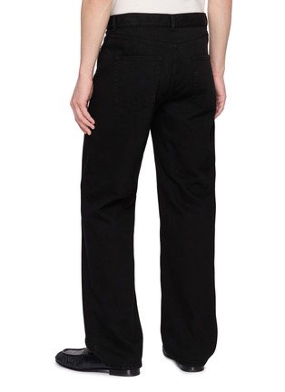 Back View - Click To Enlarge - THE ROW - Straight Leg Dark Wash Jeans