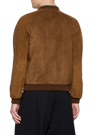 Back View - Click To Enlarge - THE ROW - Ramiro Suede Bomber Jacket