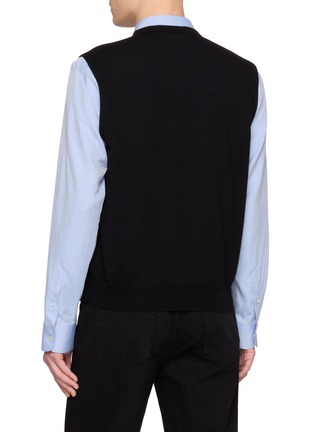 Back View - Click To Enlarge - THE ROW - V-Neck Cashmere Vest