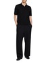 Figure View - Click To Enlarge - THE ROW - Ravi Short Sleeve Melanged Polo Shirt