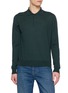 THE ROW Spread Collar Cashmere Polo Shirt