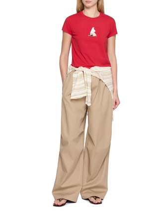 Figure View - Click To Enlarge - MO&CO. - Graphic Cotton T-shirt