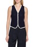 MO&CO. Contrast Edge Knit Gilet