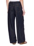 Back View - Click To Enlarge - MO&CO. - Pleated Keen Denim Jeans