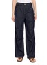 MO&CO. Pleated Keen Denim Jeans