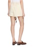 Back View - Click To Enlarge - MO&CO. - Scarf Cotton Shorts