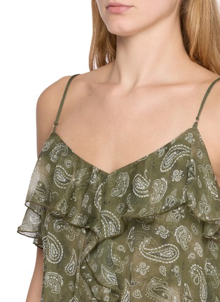  - MO&CO. - Chiffon Mesh Tank Top