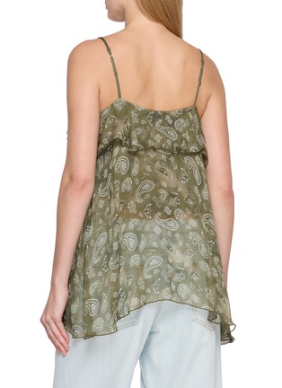 Back View - Click To Enlarge - MO&CO. - Chiffon Mesh Tank Top