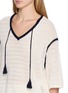  - MO&CO. - Contrast Edge Knit Top