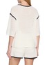 Back View - Click To Enlarge - MO&CO. - Contrast Edge Knit Top