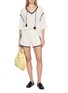 Figure View - Click To Enlarge - MO&CO. - Contrast Edge Knit Top