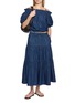 Figure View - Click To Enlarge - MO&CO. - Off Shoulder Denim Top