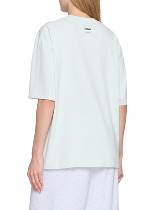 Back View - Click To Enlarge - MO&CO. - Graphic Printed Cotton T-shirt