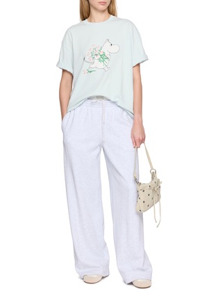Figure View - Click To Enlarge - MO&CO. - Graphic Printed Cotton T-shirt