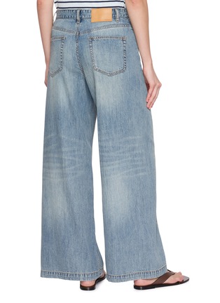 Back View - Click To Enlarge - MO&CO. - Wide Leg Denim Jeans