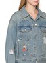  - MO&CO. - x MOOMIN Splatter Graffiti Denim Jacket