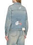 Back View - Click To Enlarge - MO&CO. - x MOOMIN Splatter Graffiti Denim Jacket
