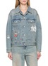 MO&CO. x MOOMIN Splatter Graffiti Denim Jacket