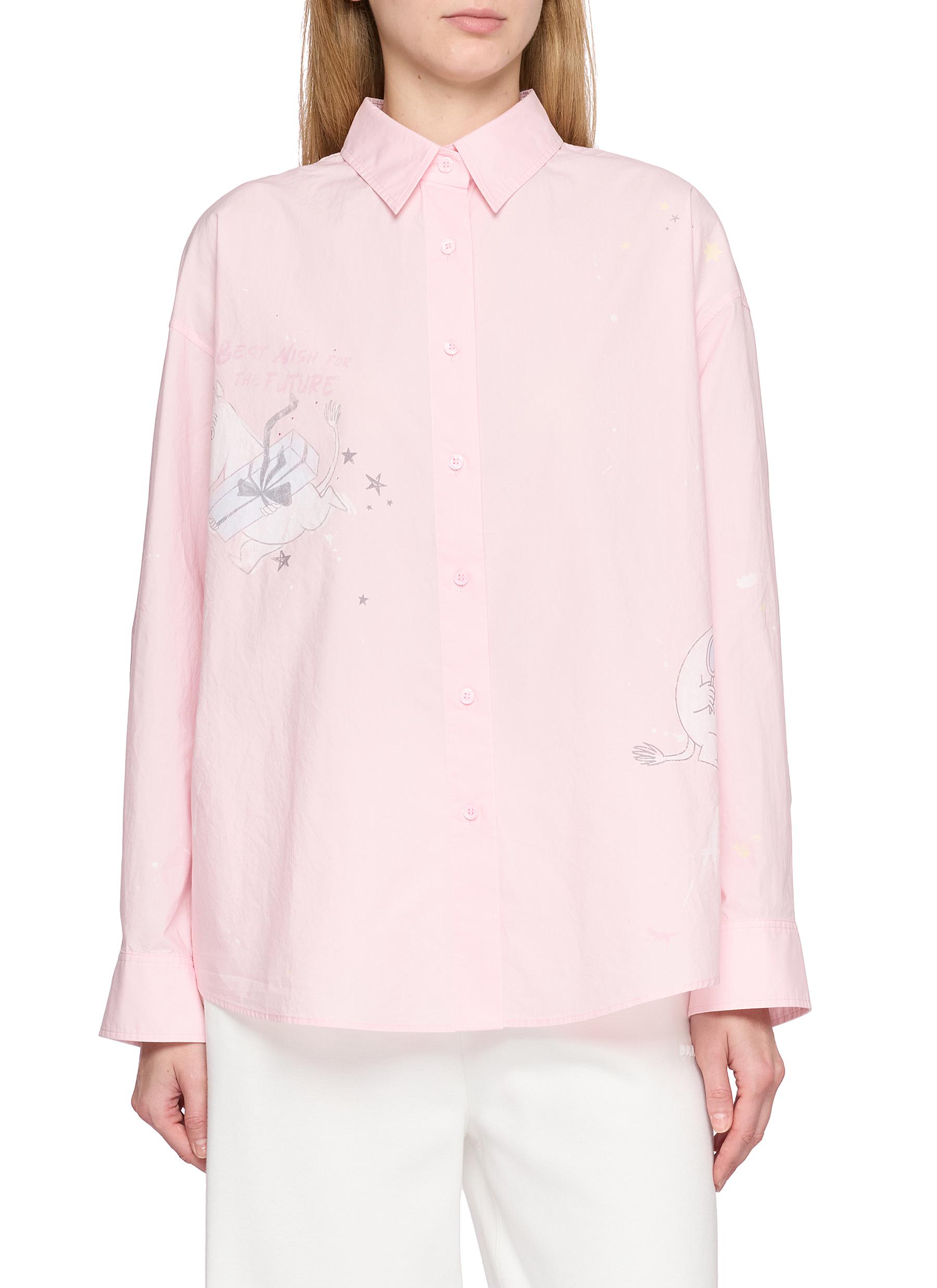 Ｍoon　ピンク　シャツ MO&CO. | Graphic printed Shirt | Women | Lane Crawford