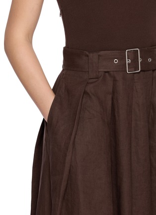  - MO&CO. - Belted One-piece Long Dress