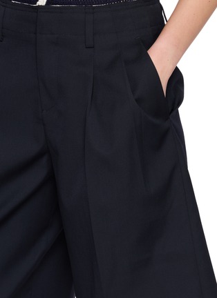  - MO&CO. - Pleated Front Knit Shorts