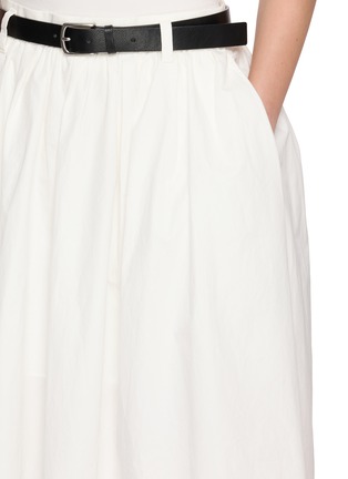  - MO&CO. - Include Belted A-line Cotton Blend Skirt