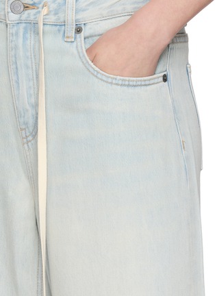  - MO&CO. - Drawstring Waistband Wide Leg Jeans