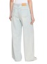 Back View - Click To Enlarge - MO&CO. - Drawstring Waistband Wide Leg Jeans