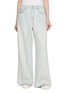 MO&CO. Drawstring Waistband Wide Leg Jeans