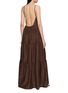 Back View - Click To Enlarge - MATTEAU - Tiered Low Back Cotton Sundress