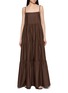 MATTEAU Tiered Low Back Cotton Sundress