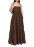 Figure View - Click To Enlarge - MATTEAU - Tiered Low Back Cotton Sundress