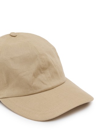 Detail View - Click To Enlarge - BORSALINO - Hiker Linen Baseball Cap