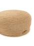 Detail View - Click To Enlarge - BORSALINO - Crochet Raffia Flat Cap