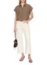 Figure View - Click To Enlarge - NOIR - Cropped Denim Jeans