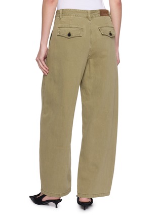 Back View - Click To Enlarge - NOIR - Cotton Berrel Pants