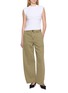 Figure View - Click To Enlarge - NOIR - Cotton Berrel Pants