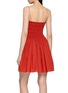 Back View - Click To Enlarge - MATTEAU - Shirred Bodice Cotton Mini Dress
