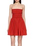 MATTEAU Shirred Bodice Cotton Mini Dress