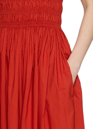  - MATTEAU - Shirred Bodice Cotton Maxi Dress